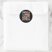Overheidsinstantie Bbq Bier En Domein Van Ronde Sticker (Tas)