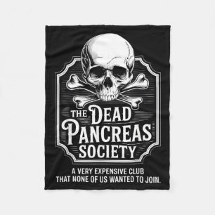 Overheidsinstantie Pancreas Vereniging T-shirt Sch Fleece Deken