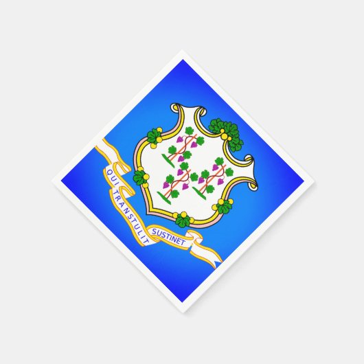 Overheidskuil van Connecticut Paper Party Napkins Servet (Hoek)