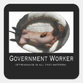 Overheidsmedewerker Stickers (Voorkant)