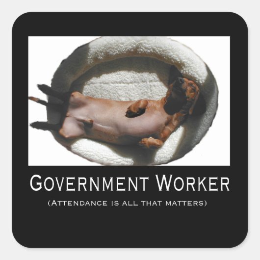 Overheidsmedewerker Stickers (Voorkant)