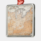 Overheidsschuld, US-lithograaf Statistisch Metalen Ornament (Links)