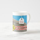Overheidsstop Teacup! Porselein Kop (Voorkant rechts)
