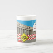 Overheidsstop Teacup! Porselein Kop (Voorkant)