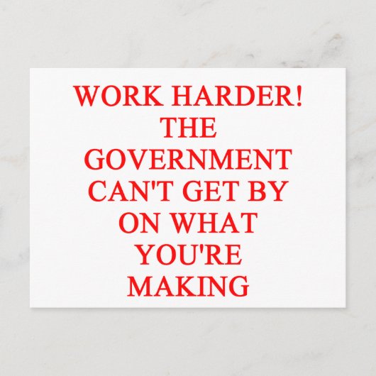 overheidsuitgaven briefkaart (Voorkant)