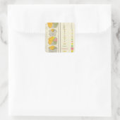 Overheidsveroordelingen in penitentiaire personen vierkante sticker (Tas)