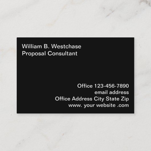 Overheidsvoorstel - Raadpleging Visitekaartje (Achterkant)