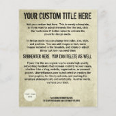 overheidswaarschuwingsbrochure flyer (Achterkant)