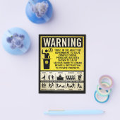 overheidswaarschuwingsbrochure flyer (Enkel)