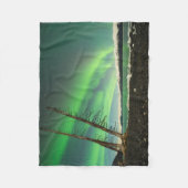 Overhellende Boom Aurora Fleece Deken (Voorkant)