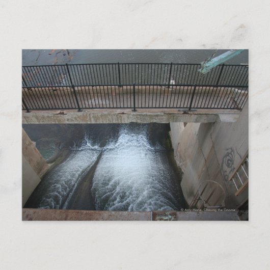 Overholser Dam Briefkaart (Voorkant)