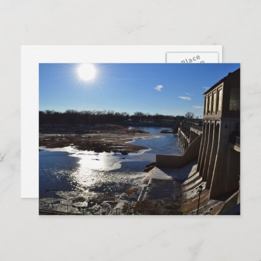 OverHolser Dam Briefkaart (Voorkant / Achterkant)