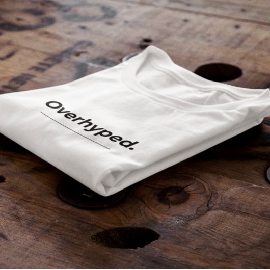Overhyped Grappige Margarita Rating T-Shirt