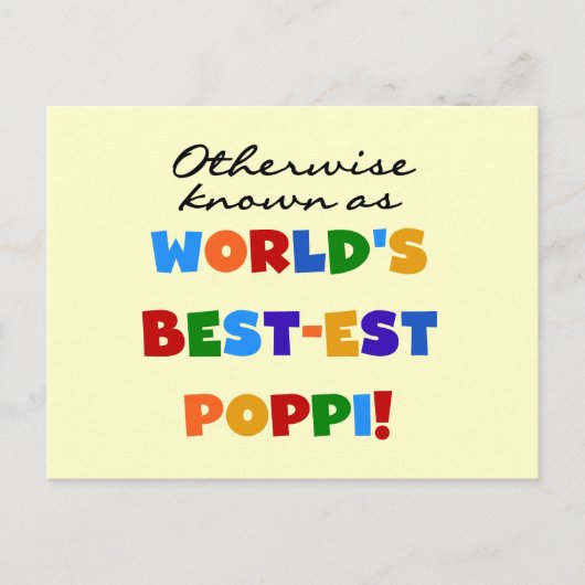 Overig Bekende Best-Best Poppi T-shirts en geschen Briefkaart (Voorkant)