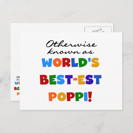 Overig Bekende Best-Best Poppi T-shirts en geschen Briefkaart (Voorkant / Achterkant)