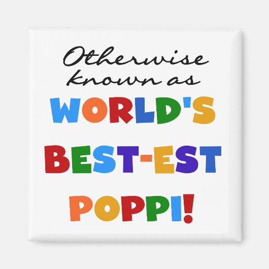 Overig Bekende Best-Best Poppi T-shirts en geschen Magneet (Voorkant)