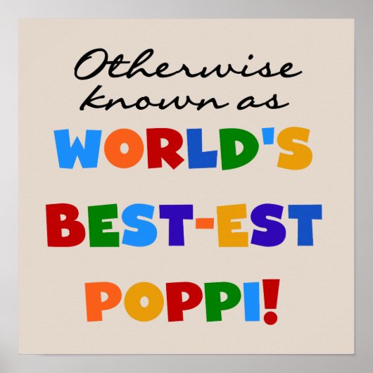 Overig Bekende Best-Best Poppi T-shirts en geschen Poster (Voorkant)
