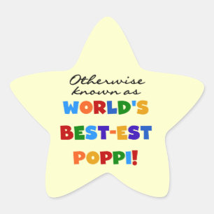Overig Bekende Best-Best Poppi T-shirts en geschen Ster Sticker