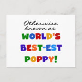 Overig Bekende Best-Best Poppy Tshirts en geschenk Briefkaart (Voorkant)