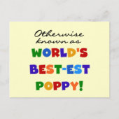 Overig Bekende Best-Best Poppy Tshirts en geschenk Briefkaart (Voorkant)