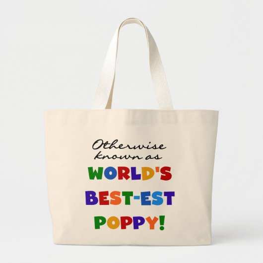 Overig Bekende Best-Best Poppy Tshirts en geschenk Grote Tote Bag (Voorkant)