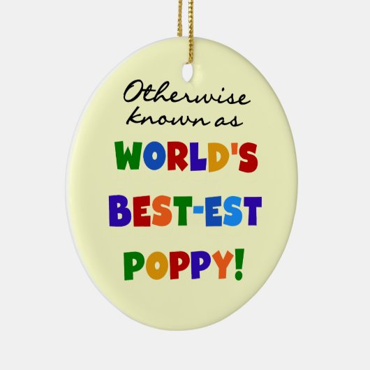 Overig Bekende Best-Best Poppy Tshirts en geschenk Keramisch Ornament (Rechts)