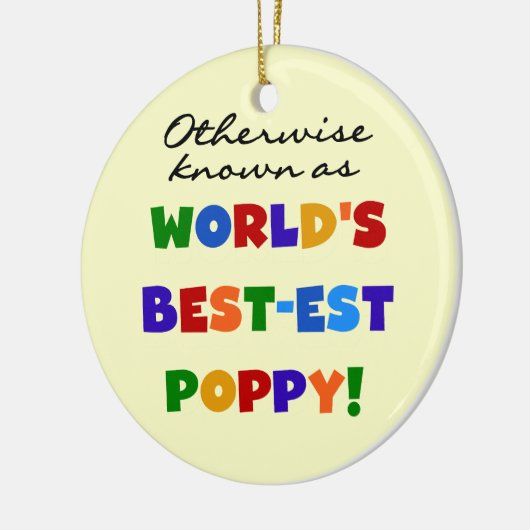 Overig Bekende Best-Best Poppy Tshirts en geschenk Keramisch Ornament (Links)