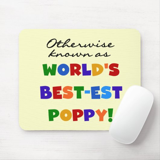 Overig Bekende Best-Best Poppy Tshirts en geschenk Muismat (Met muis)