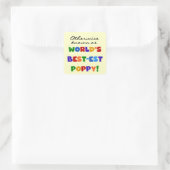 Overig Bekende Best-Best Poppy Tshirts en geschenk Vierkante Sticker (Tas)