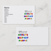 Overig Bekende Best-Best Poppy Tshirts en geschenk Visitekaartje (Voorkant / Achterkant)