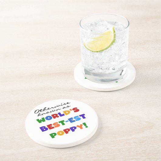Overig Bekende Best-Best Poppy Tshirts en geschenk Zandsteen Onderzetter (Zijkant)