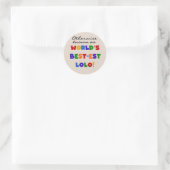 Overig Bekende Best-est Lolo T-shirts en geschenke Ronde Sticker (Tas)