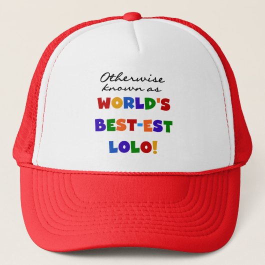 Overig Bekende Best-est Lolo T-shirts en geschenke Trucker Pet (Voorkant)