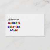 Overig Bekende Best-est Lolo T-shirts en geschenke Visitekaartje (Achterkant)