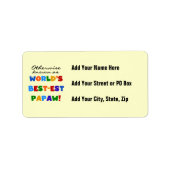 Overig Bekende Best-est Papaw T-shirts en geschenk Etiket (Voorkant)