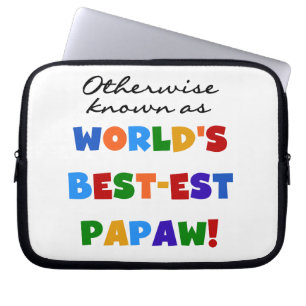 Overig Bekende Best-est Papaw T-shirts en geschenk Laptop Sleeve