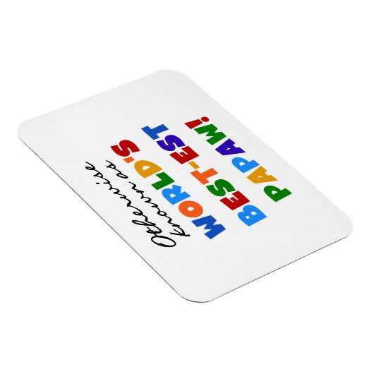 Overig Bekende Best-est Papaw T-shirts en geschenk Magneet (Rechterzijde)