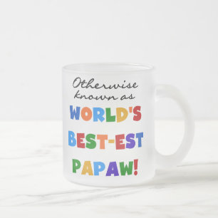 Overig Bekende Best-est Papaw T-shirts en geschenk Matglas Koffiemok