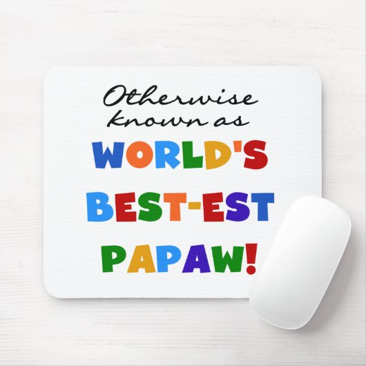 Overig Bekende Best-est Papaw T-shirts en geschenk Muismat (Met muis)