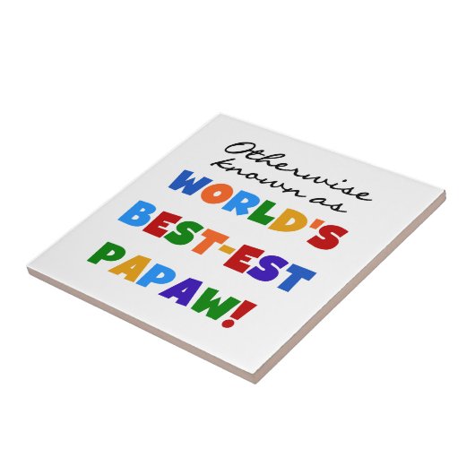 Overig Bekende Best-est Papaw T-shirts en geschenk Tegeltje (Zijkant)
