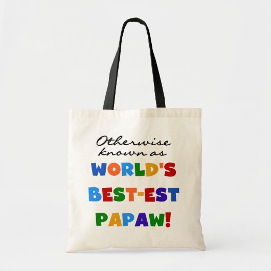 Overig Bekende Best-est Papaw T-shirts en geschenk Tote Bag (Voorkant)