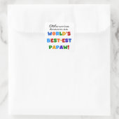 Overig Bekende Best-est Papaw T-shirts en geschenk Vierkante Sticker (Tas)