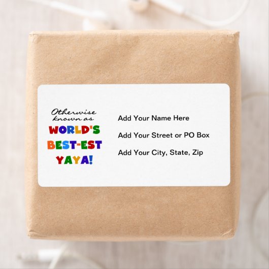 Overig Bekende Best-est Yaya T-shirts en geschenke Etiket (Insitu)