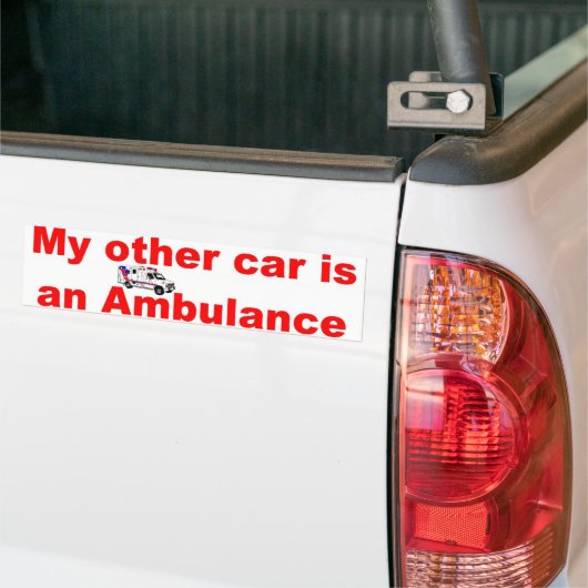 overige ambulances bumpersticker (Op Truck)