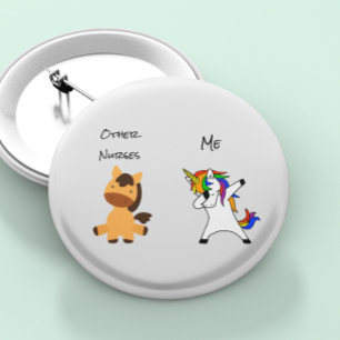 Overige verpleegsters Unicorn Medical Field Hospit Ronde Button 4,0 Cm