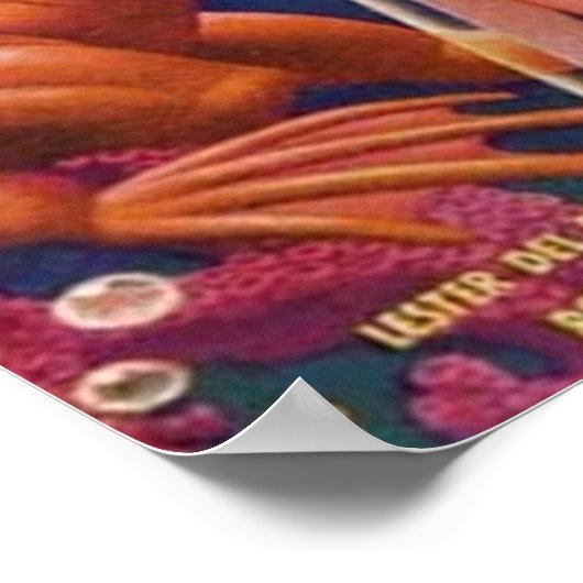 Overige wereld 1 Briefkaart Poster (Hoek)