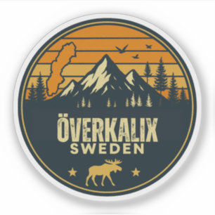 Överkalix, Zweden Sverige Sticker