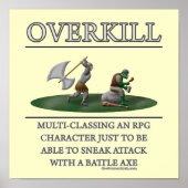 Overkill Fantasy (de)Motivator Poster (Voorkant)