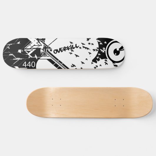 Overkill Persoonlijk Skateboard (Horizontaal)