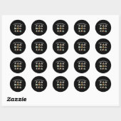 Overklaste Creatieve Ronde Sticker (Vel)